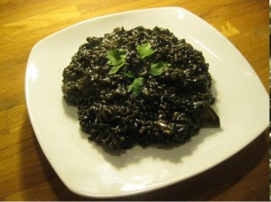 risotto al nero di seppia