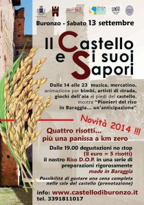 il castello e i suoi sapori 2014