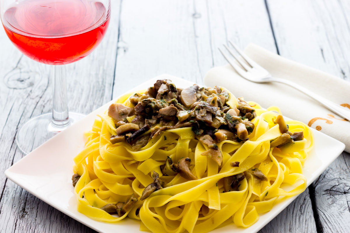 Fettuccine funghi e tartufo